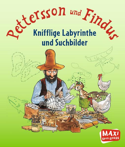 Pettersson und Findus. Knifflige Labyrinthe und Suchbilder