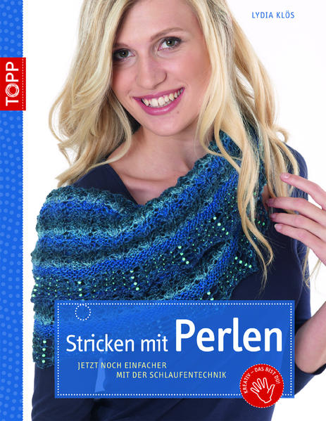 Stricken mit Perlen