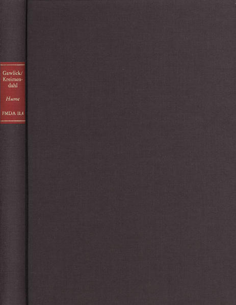 Forschungen und Materialien zur deutschen Aufklärung / Hume in der deutschen Aufklärung