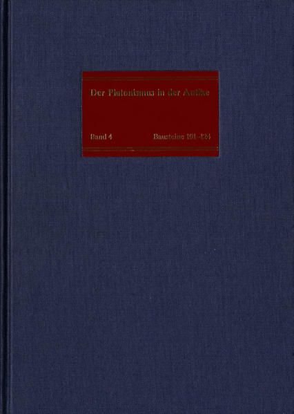 Die philosophische Lehre des Platonismus [1]