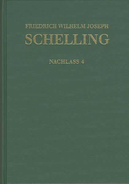 Friedrich Wilhelm Joseph Schelling: Historisch-kritische Ausgabe / Reihe II: Nachlaß. Band 4: Frühe theologische Arbeiten 1792–1793