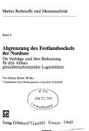 Die Verträge über die Abgrenzung des Festlandsockels der Nordsee
