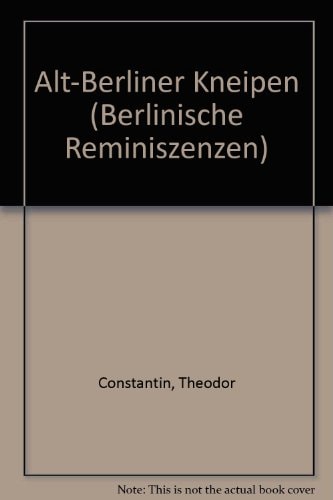 Alt-Berliner Kneipen