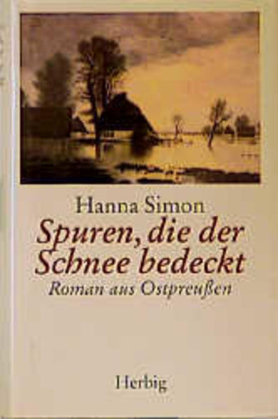 Spuren, die der Schnee bedeckt