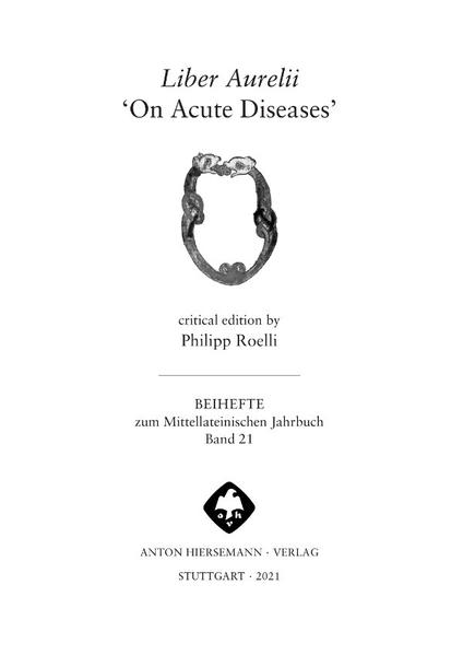 Liber Aurelii ‘On Acute Diseases’