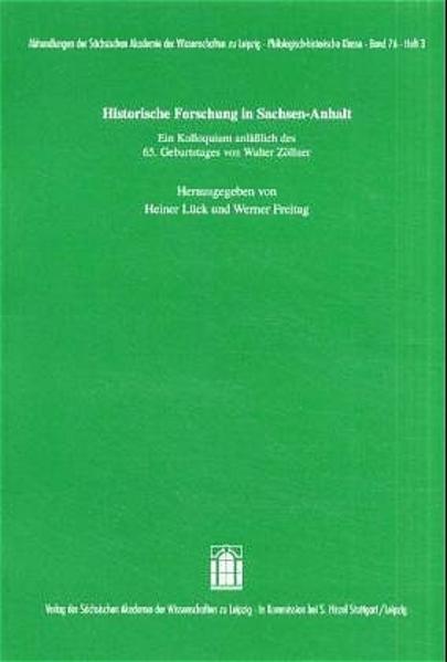 Historische Forschung in Sachsen-Anhalt