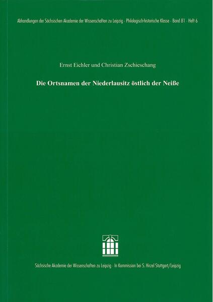 Die Ortsnamen der Niederlausitz östlich der Neiße