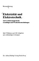 Elektrizität und Elektrotechnik.