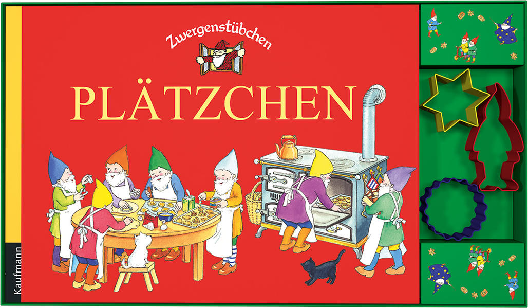 Zwergenstübchen Plätzchen mit Ausstechförmchen
