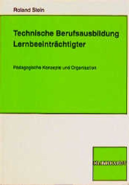 Technische Berufsausbildung Lernbeeinträchtigter