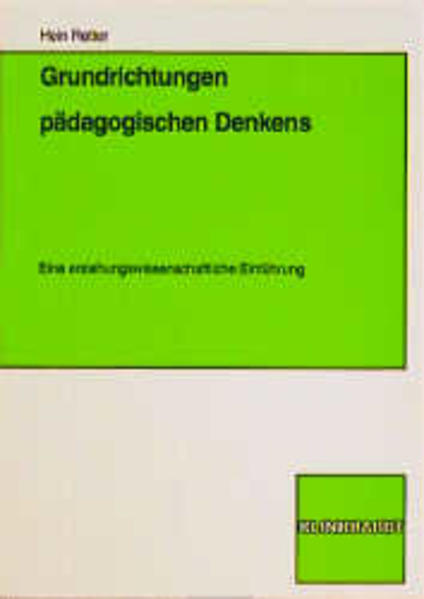 Grundrichtungen pädagogischen Denkens