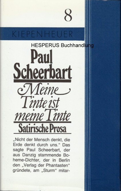 Meine Tinte ist meine Tinte