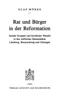 Rat und Bürger in der Reformation