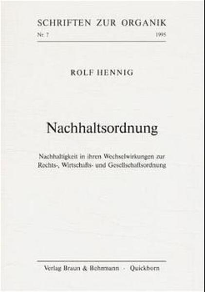 Nachhaltsordnung