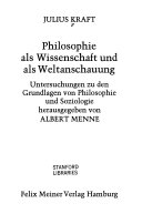 Philosophie als Wissenschaft und als Weltanschauung