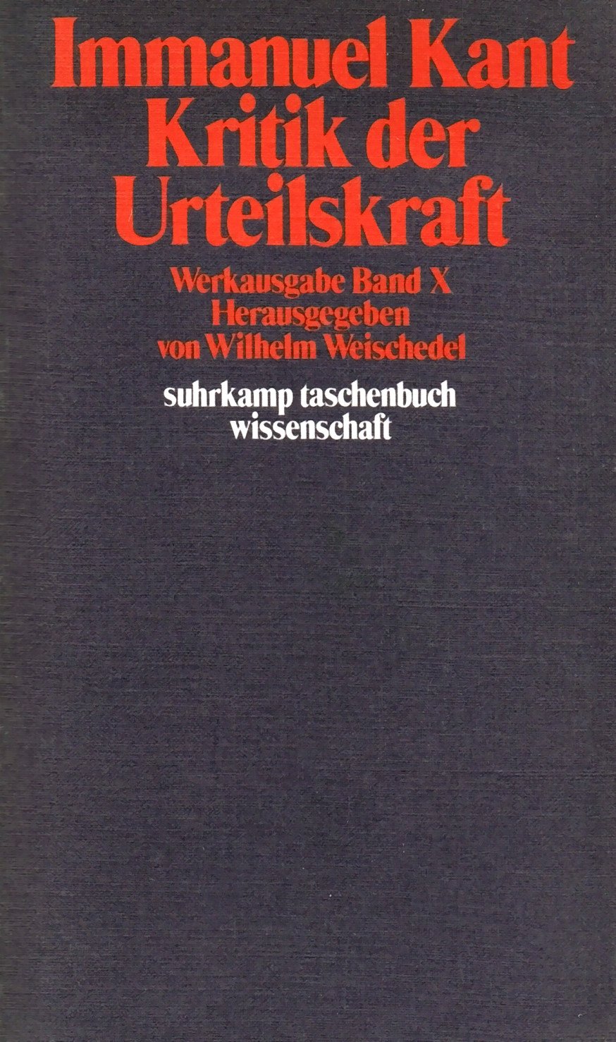 Erste Einleitung in die "Kritik der Urteilskraft"