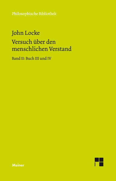 Versuch über den menschlichen Verstand. Band II