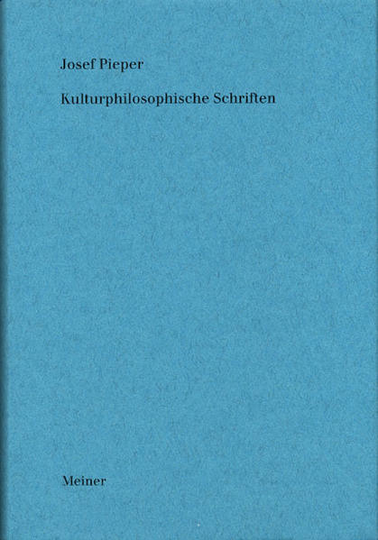 Werke / Kulturphilosophische Schriften
