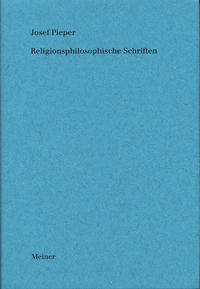 Religionsphilosophische Schriften