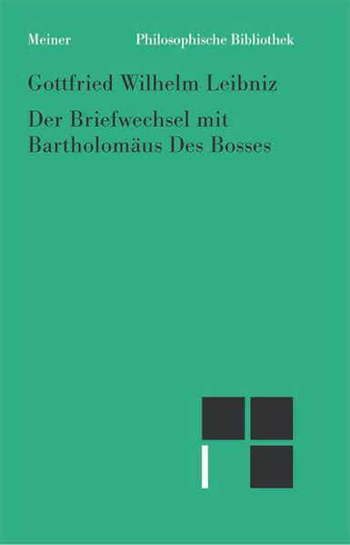 Der Briefwechsel mit Bartholomäus Des Bosses