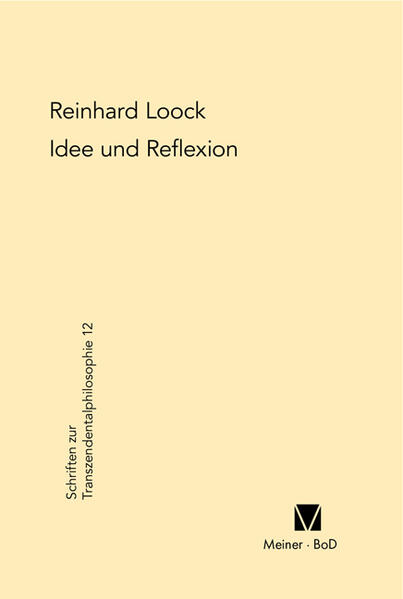 Idee und Reflexion bei Kant