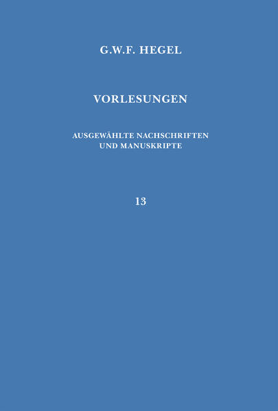 Vorlesungen über die Philosophie des Geistes