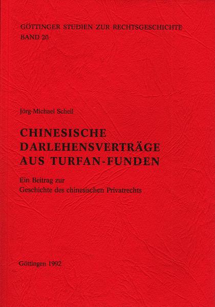 Chinesische Darlehensverträge aus Turfan-Funden