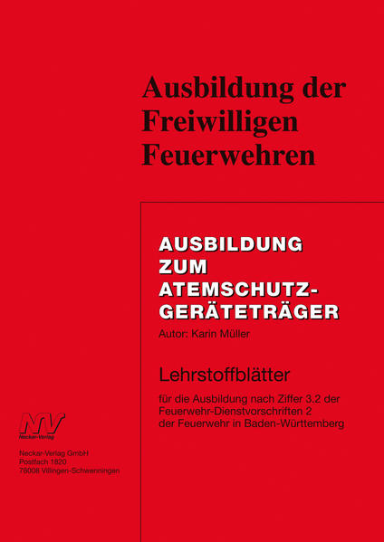 E-Book Ausbildung zum Atemschutzgeräteträger
