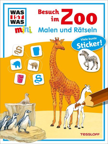 Malen und Rätseln Besuch im Zoo