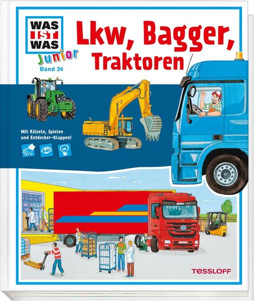 WAS IST WAS Junior Band 24. Lkw, Bagger, Traktoren