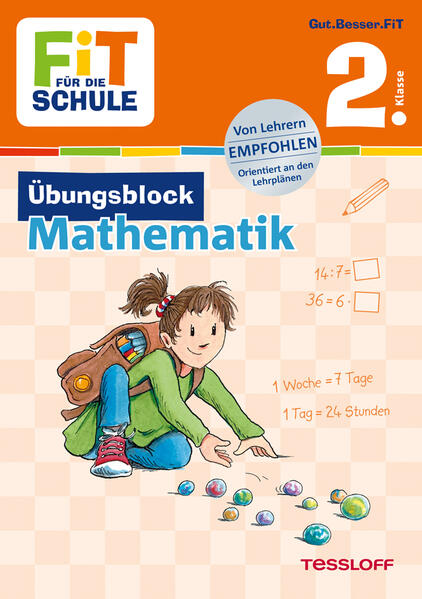 FiT FÜR DIE SCHULE: Übungsblock Mathematik 2. Klasse