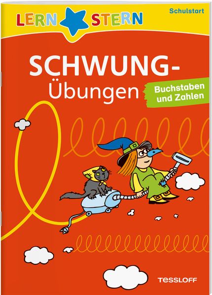 LERNSTERN Schwungübungen Buchstaben und Zahlen
