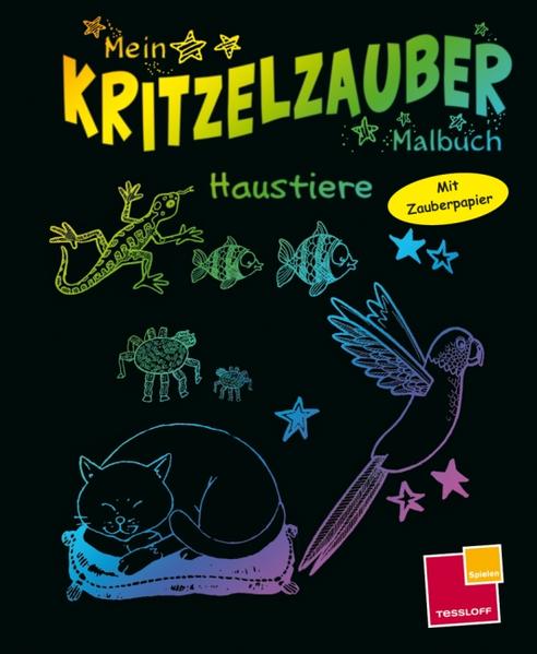Mein Kritzelzauber-Malbuch Haustiere