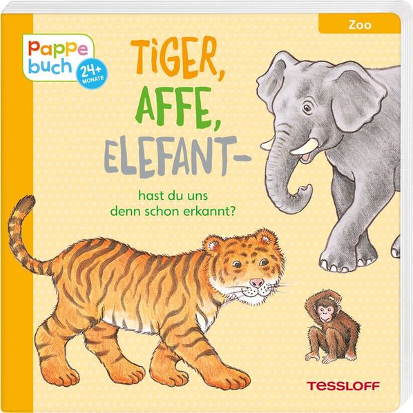Tiger, Affe, Elefant - hast du uns denn schon erkannt?
