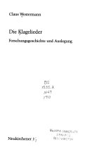 Die Klagelieder