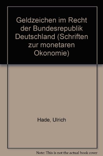 Geldzeichen im Recht der Bundesrepublik Deutschland