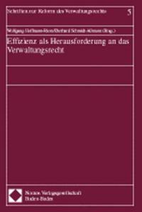 Effizienz als Herausforderung an das Verwaltungsrecht