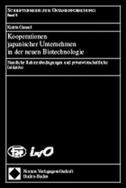 Kooperationen japanischer Unternehmen in der neuen Biotechnologie