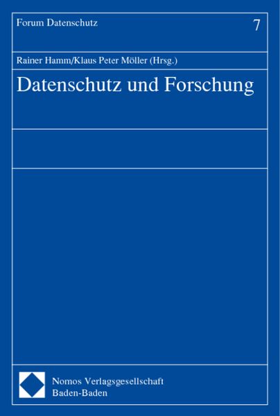 Datenschutz und Forschung