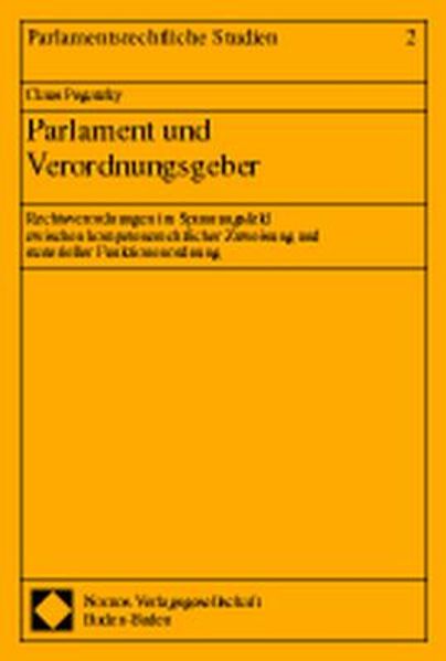 Parlament und Verordnungsgeber