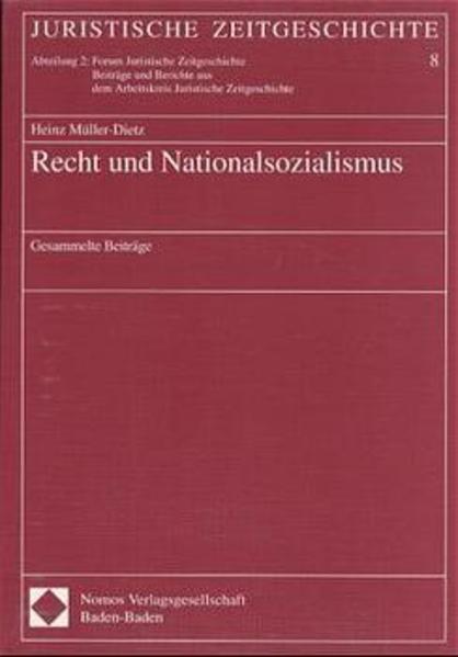 Recht und Nationalsozialismus