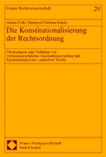 Die Konstitutionalisierung der Rechtsordnung