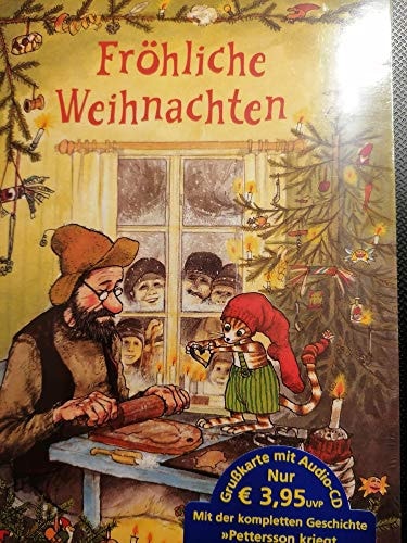 Weihnachtskarte "Pettersson kriegt Weihnachtsbesuch"