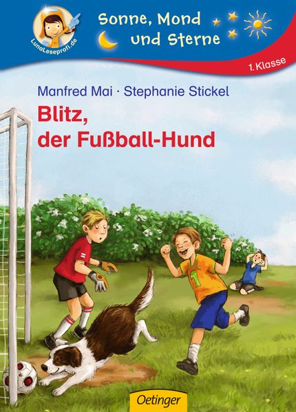 Blitz, der Fußball-Hund