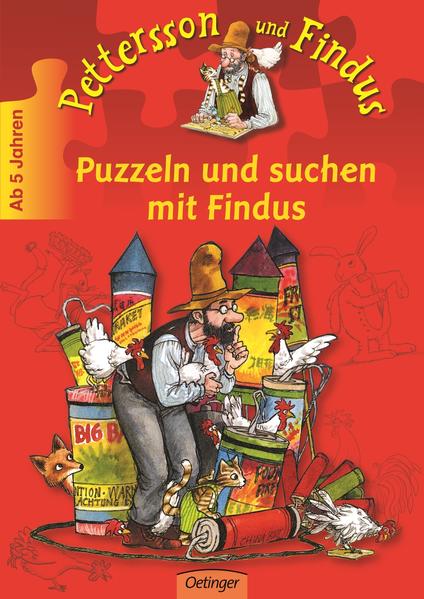Pettersson und Findus. Puzzeln und suchen mit Findus