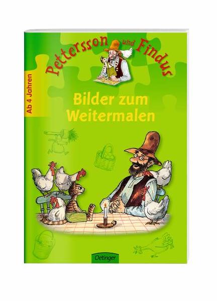 Pettersson und Findus. Bilder zum Weitermalen