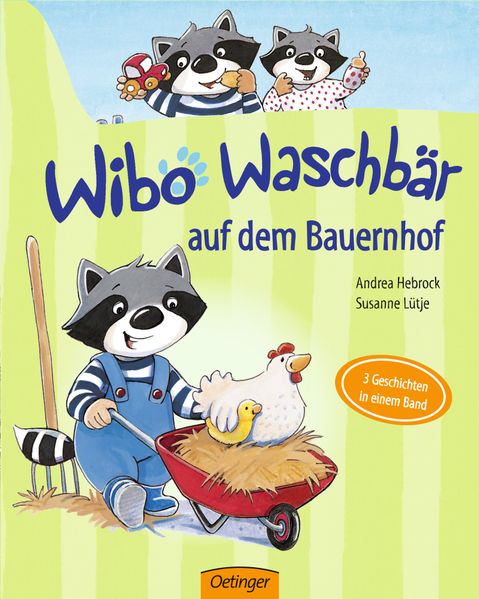 Wibo Waschbär auf dem Bauernhof
