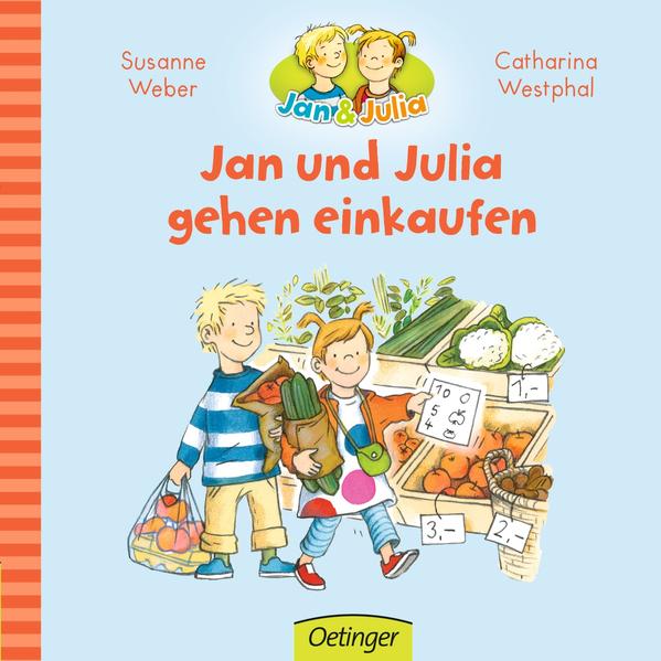 Jan und Julia gehen einkaufen