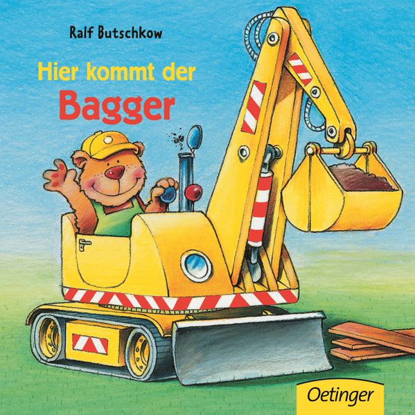Hier kommt der Bagger