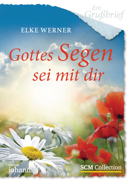Ein Grußbrief - Gottes Segen sei mit dir - 5 Stück